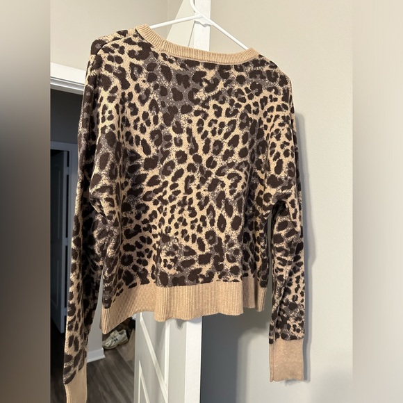 Spiritual Gangster Cheetah Glow Up Sweater - Picture 2 of 3